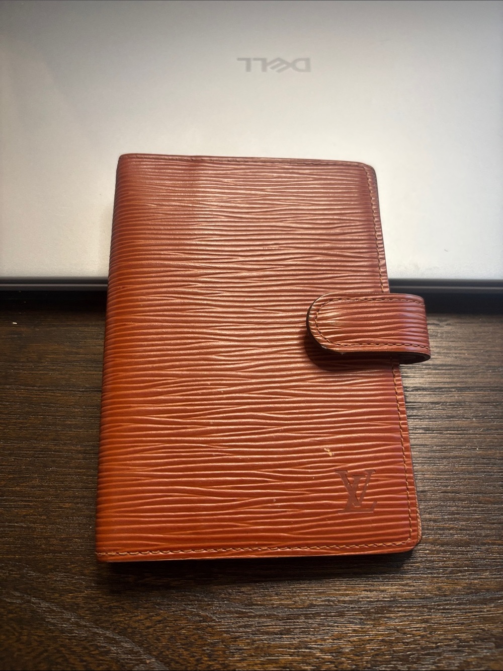 Louis Vuitton Epi Leather Organizer in Cognac Brown